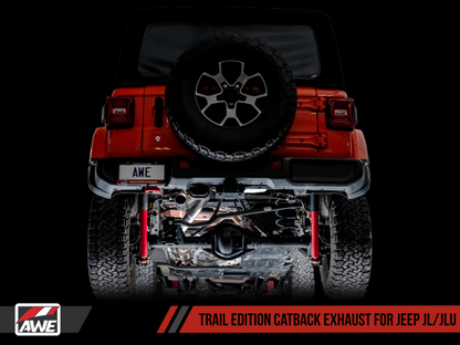 AWE Tuning 2018+ Jeep Wrangler JL/JLU 2.0T Trail Edition Cat-Back Escape