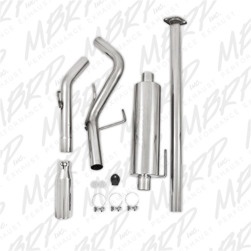 MBRP 05-13 Toyota Tacoma 4.0L EC/CC Cat Back Salida única T409 Escape
