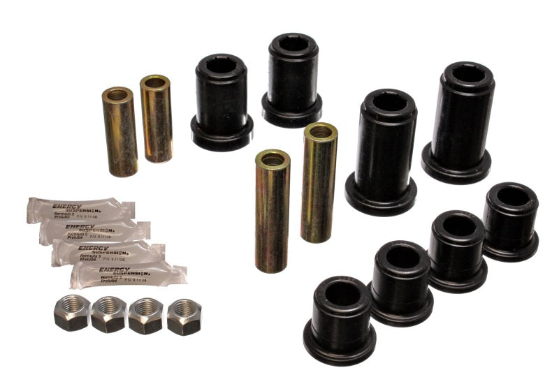 Energy Suspension 01-06 GM Silverado C2500 HD 2WD/K2500 HD 4WD Preto Conjunto de buchas do braço de controle dianteiro