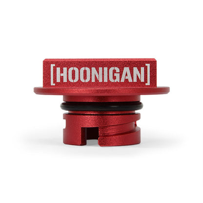 Tampa de enchimento de óleo Mishimoto 2015+ Ford Mustang EcoBoost/2013+ Ford Focus ST Hoonigan - vermelha