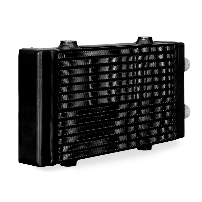 [GARAGE SALE] - Mishimoto Universal Small Bar and Plate Dual Pass Black Oil Cooler