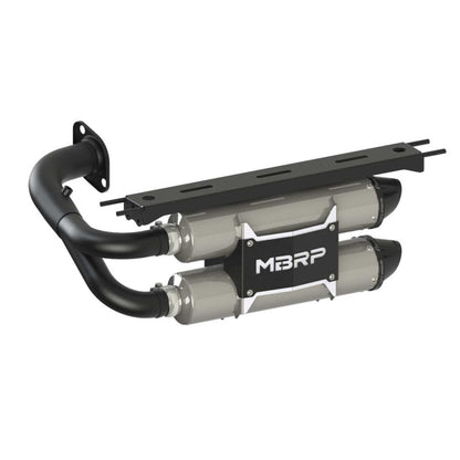 MBRP 19-20 Honda Talon Sistema de escape doble deslizable con silenciador de rendimiento