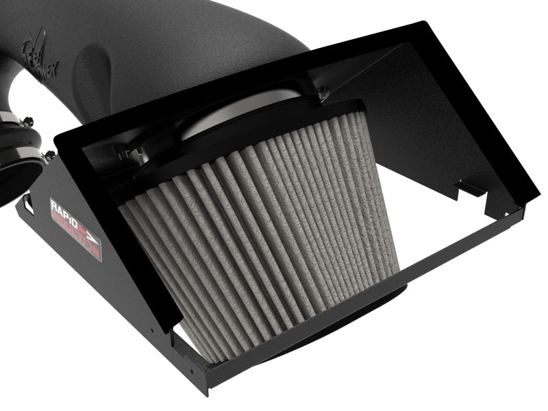 Sistema de admissão de ar frio de indução rápida aFe com filtro Pro DRY S 2021+ Ford F-150 V6-3.5L (tt)