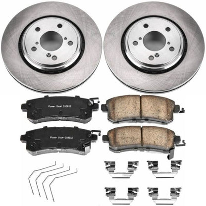 Kit de freio dianteiro Autospecialty Honda Odyssey 15-17 Power Stop 15-17