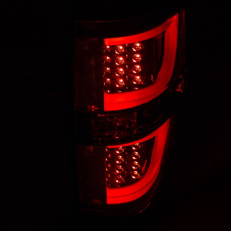 ANZO 2009-2013 Ford F-150 LED lanternas traseiras fumaça