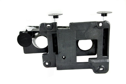 ANZO 1988-1998 Chevrolet C1500 Faróis de cristal cromados sem lâmpadas