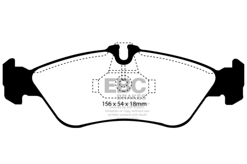EBC 03-05 Dodge Sprinter 2500 ATE Rear Ultimax2 Rear Brake Pads