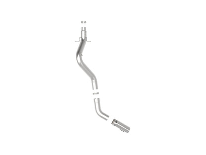 aFe Large Bore-HD 5 IN 409 SS DPF-Back Exhaust System with Polished Tip 20-21 GM Truck V8-6.6L