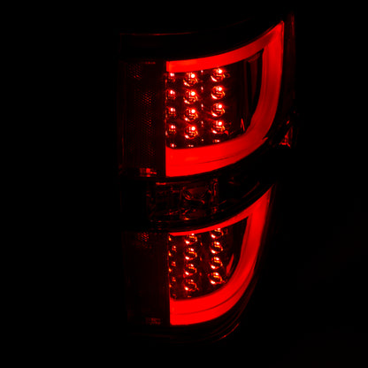 ANZO 2009-2013 Ford F-150 LED lanternas traseiras fumaça