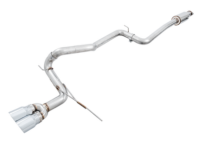 AWE Tuning Ford Focus ST Track Edition Cat-back Exaustão - Chrome Silver Tips