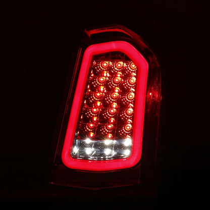 ANZO 11-14 Chrysler 300 LED Luces traseras cromadas con secuencial