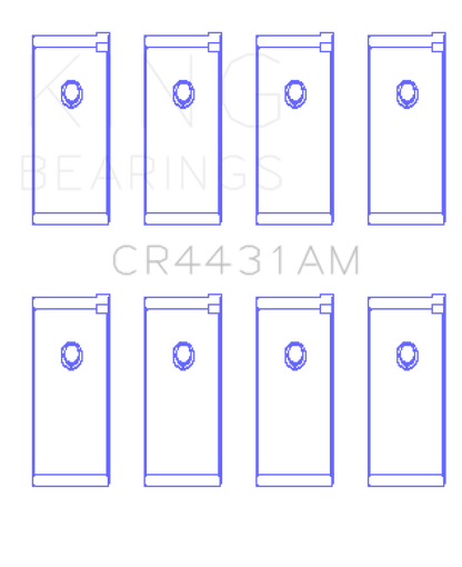 King Engine Bearings Nissan (Size 0.25) Rod Bearing Set