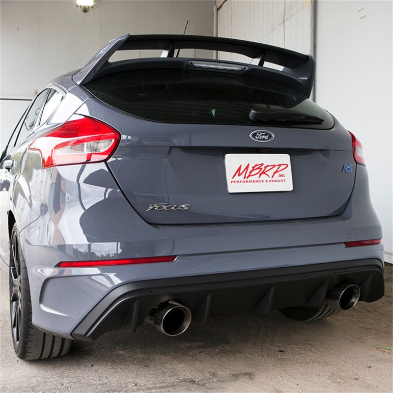MBRP 2016+ Ford Focus RS Escape Cat-Back de salida doble de 3 pulgadas T409 SS