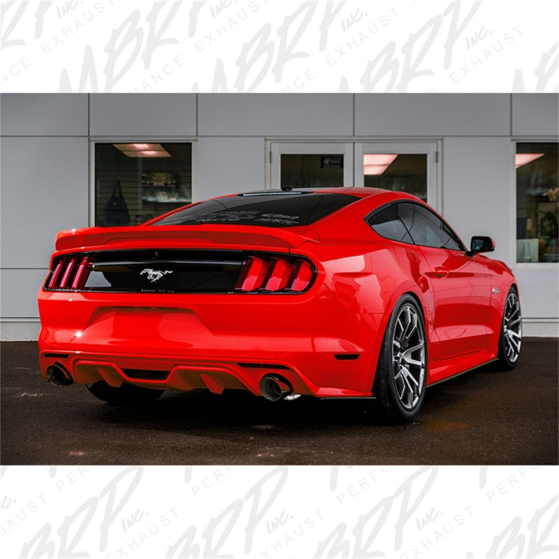 MBRP 15-17 Ford Mustang GT 5.0 3 pol Cat Back Dual Split Rear Race Version 4.5 in Tips - T409