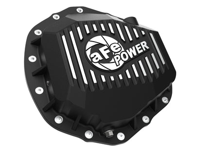 aFe 2020 Chevrolet Silverado 2500 HD Cubierta del diferencial trasero Negro; Serie Pro con aletas mecanizadas