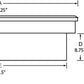 Lund 82-05 Chevy S10 (Long Bed) Ultima Single Lid Crossover Tool Box - Brite