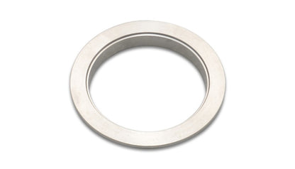 Flange de banda em V de aço inoxidável vibrante para tubulação OD de 2,25 pol. - Fêmea
