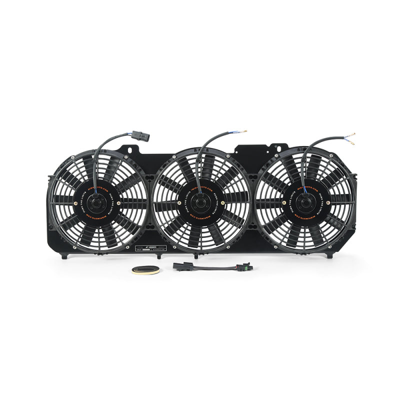 Mishimoto 89-01 Jeep Cherokee XJ 4.0L desempenho de alumínio cobertura do ventilador com controlador - preto
