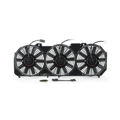Mishimoto 89-01 Jeep Cherokee XJ 4.0L desempenho de alumínio cobertura do ventilador com controlador - preto