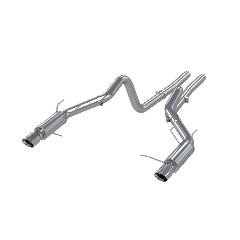 MBRP 11-14 Ford Mustang GT 5.0L Dual Split Rear Race Versión AL 3in Cat Back Sistema de escape