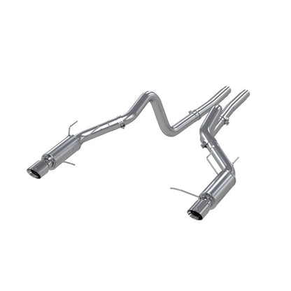 MBRP 11-14 Ford Mustang GT 5.0L Dual Split Rear Race Versión AL 3in Cat Back Sistema de escape
