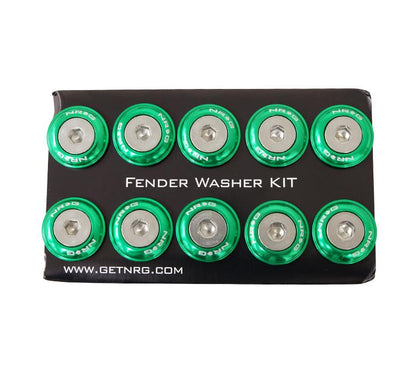 NRG - FENDER WASHER KIT; RIVETS FOR METAL; SET OF 10