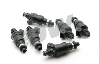 DeatschWerks 89-02 GTR RB26DETT 800cc Inyectores de baja impedancia de alimentación superior