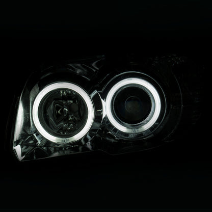 ANZO 2006-2009 Toyota 4Runner Proyector Faros delanteros con Halo Chrome