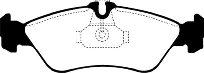 EBC 03-05 Dodge Sprinter 2500 ATE Rear Greenstuff Rear Brake Pads