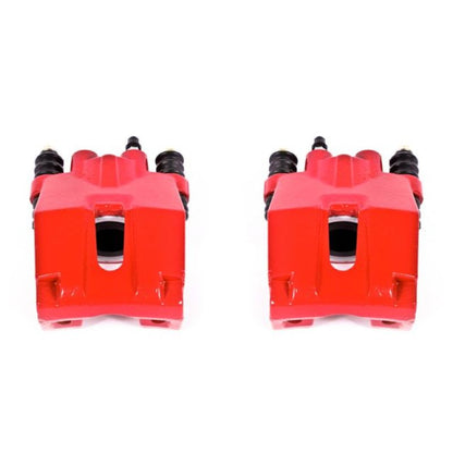 Power Stop 04-11 Ford F-150 Pinzas traseras rojas sin soportes - Par