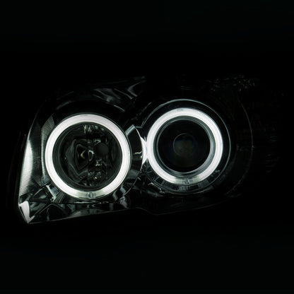 ANZO 2006-2009 Toyota 4Runner Proyector Faros delanteros con Halo Chrome