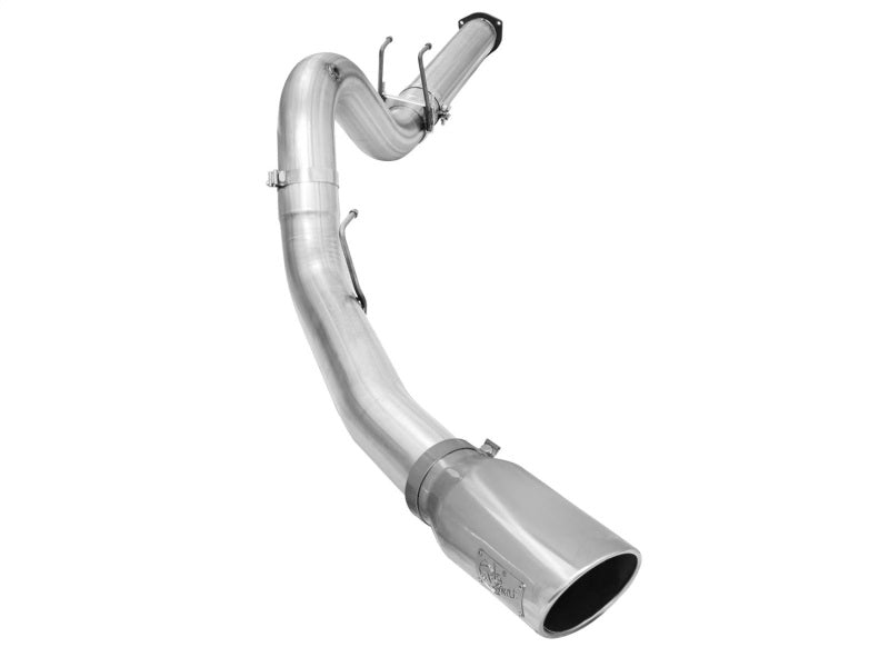 aFe Atlas Exhausts 5in DPF-Back Escape de acero aluminizado 2015 Ford Diesel V8 6.7L (td) Punta pulida