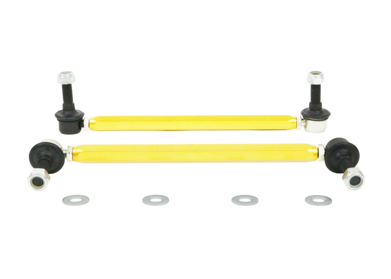 Whiteline 18-19 Kia Stinger Ensamblaje de barra estabilizadora delantera Bola de acero ajustable resistente