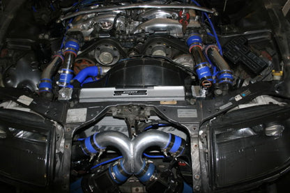 Radiador manual de alumínio Mishimoto 90-96 Nissan 300ZX Turbo