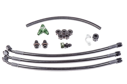 Radium Engineering Nissan VQ35DE Kit de plomería de riel de combustible