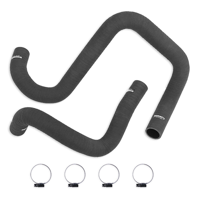 Mishimoto 2012+ Jeep Wrangler 6cyl Kit de manguera de silicona negra mate