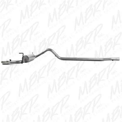 MBRP 2007-2009 Jeep Wrangler 4dr 3.8L V6 Gato trasero individual