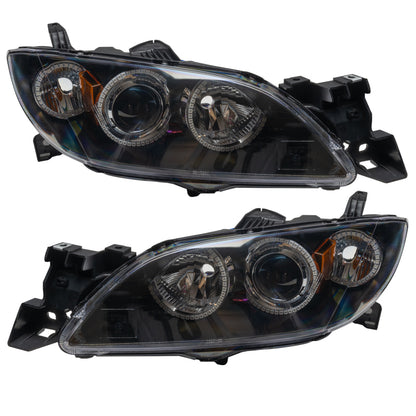 Oracle 04-09 Mazda 3 SMD HL - 4DR - Halogen Style - ColorSHIFT w/o Controller