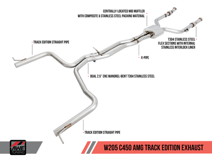 Escape AWE Tuning Mercedes-Benz W205 C450 AMG / C400 Track Edition