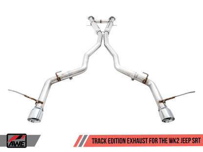 Escape AWE Tuning 2020 Jeep Grand Cherokee SRT Track Edition - Chrome Silver Tips