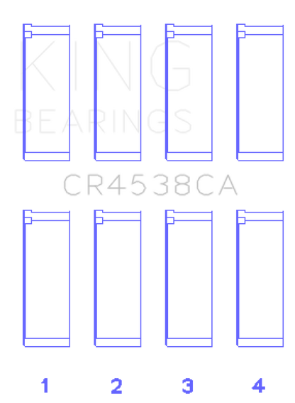 King Engine Bearings Mini Cooper S/Cooper S Conv/Works W11B16A Rod Bearing Set - Size STD