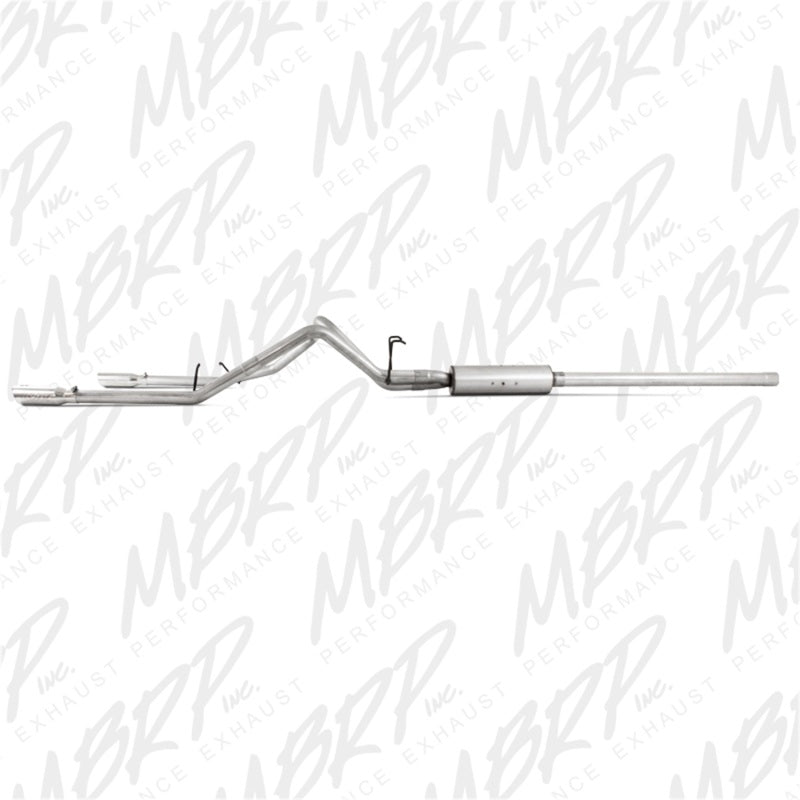 MBRP 2006-2008 Dodge Ram Hemi 1500 5.7L SC/CC-SB Cat Back Trasero dividido doble
