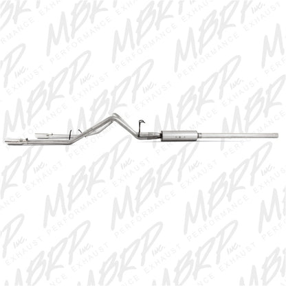 MBRP 2006-2008 Dodge Ram Hemi 1500 5.7L SC/CC-SB Cat Back Trasero dividido doble