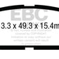EBC 14+ Acura MDX 3.5 Ultimax2 Rear Brake Pads