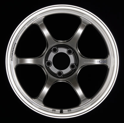 Advan RG-D2 15x5 +38 4x100 Machining and Racing Hyper Black Wheel