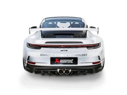 Akrapovic 2021-24 Porsche 911 GT3/GT3 RS (992) Slip-On Race Line (Titanium) w/Titanium Tips