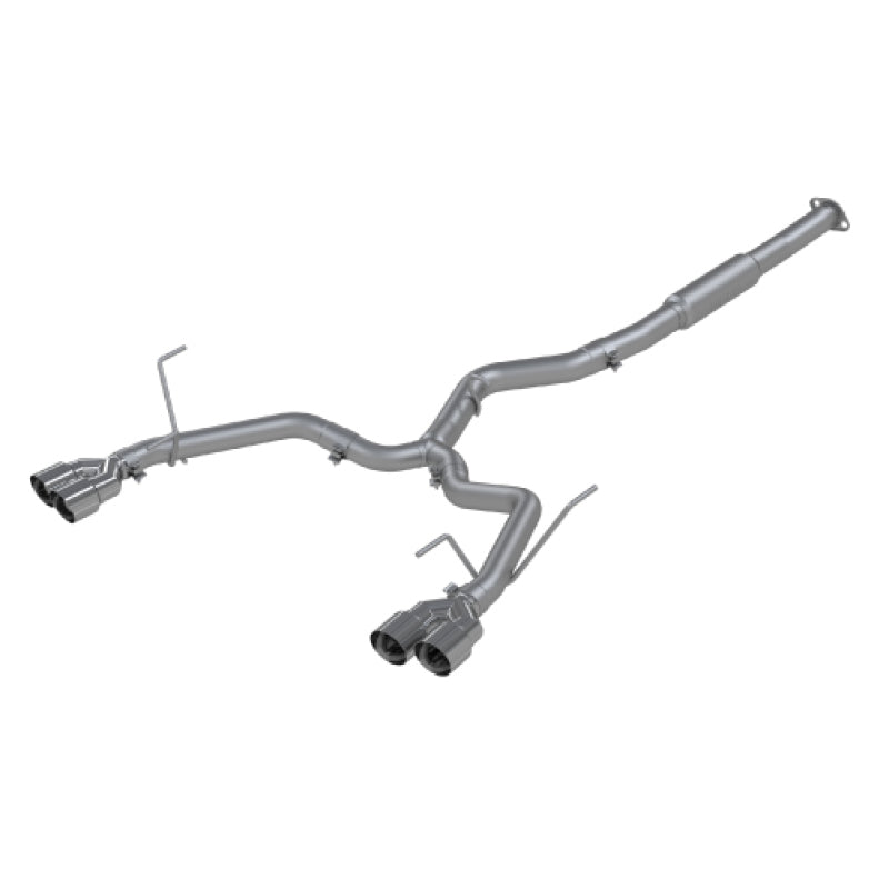 MBRP 15-19 Subaru WRX 2.0L/STI 2.5L 3 pol. Saída traseira dupla dividida com ponteiras de 3,5 pol. - T304 (versão de corrida)