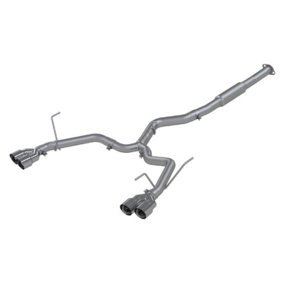MBRP 15-19 Subaru WRX 2.0L/STI 2.5L 3 pol. Saída traseira dupla dividida com ponteiras de 3,5 pol. - T304 (versão de corrida)