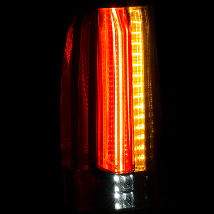 ANZO 2015-2017 GMC Yukon/Yukon XL Lanternas traseiras LED cromadas