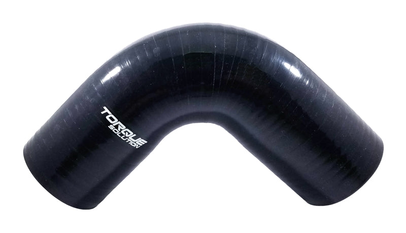Solução de torque Cotovelo de silicone de 90 graus: 2,5 polegadas Preto Universal